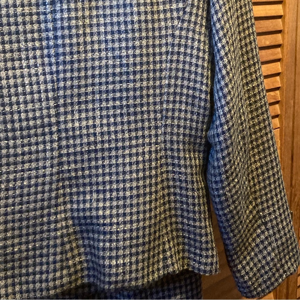 Modiano Navy Blue and Beige Suit - Picture 12 of 12